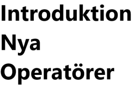 Introduktion Manuell press OBS! Obligatorisk för alla nya i presshallen.